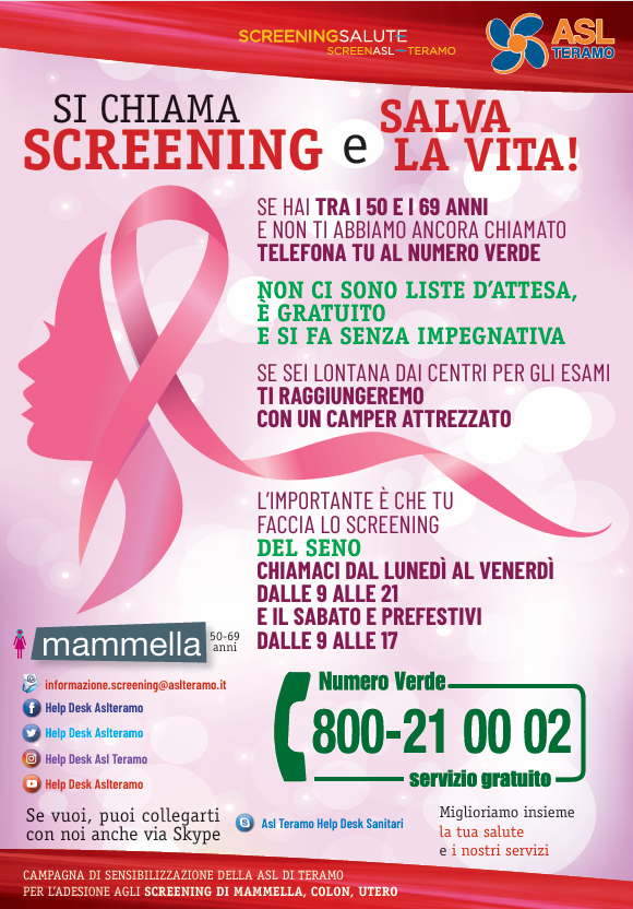 Screening mammografico a Roseto degli Abruzzi: il camper ASL torna in Piazza della Repubblica